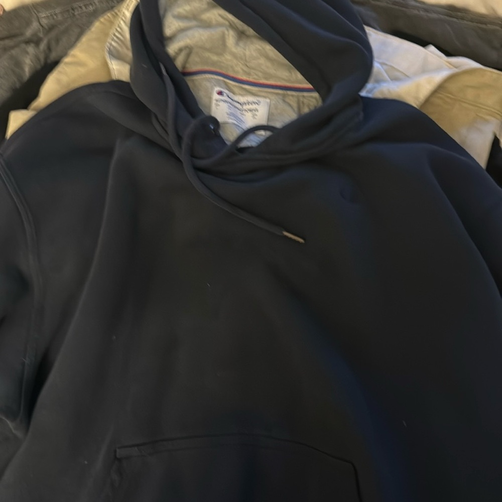 champion Navy blue hoodie